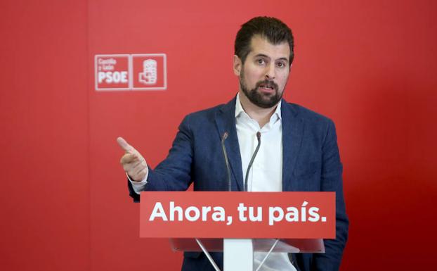 Luis Tudanca, secretario autonómico del PSOE. 