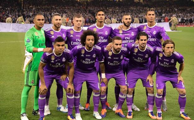 El once del Real Madrid en la final de Cardiff. Varane es el único que no está nominado. 