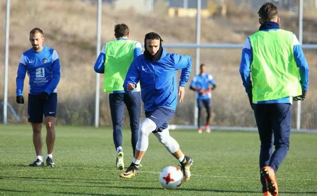 Entrenamiento de la Ponferradina.