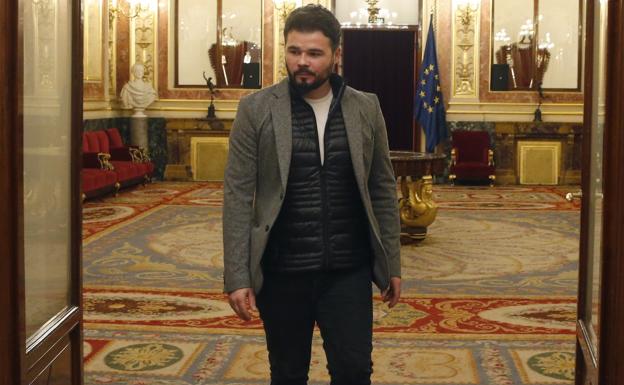 Gabriel Rufián, diputado de ERC.