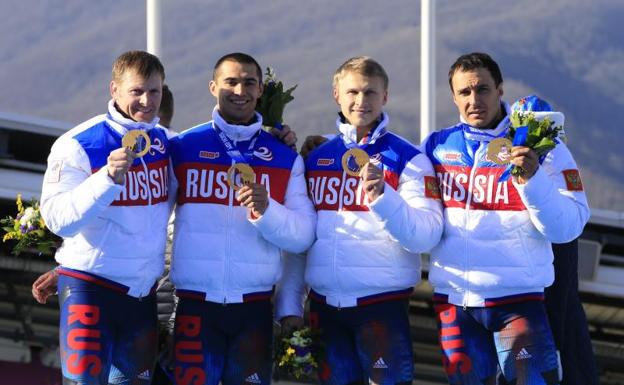 El equipo de bobsleigh campeón en Sochi 2014 sancionado por dopaje. 