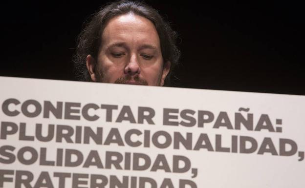 Pablo Iglesias, durante un acto. 