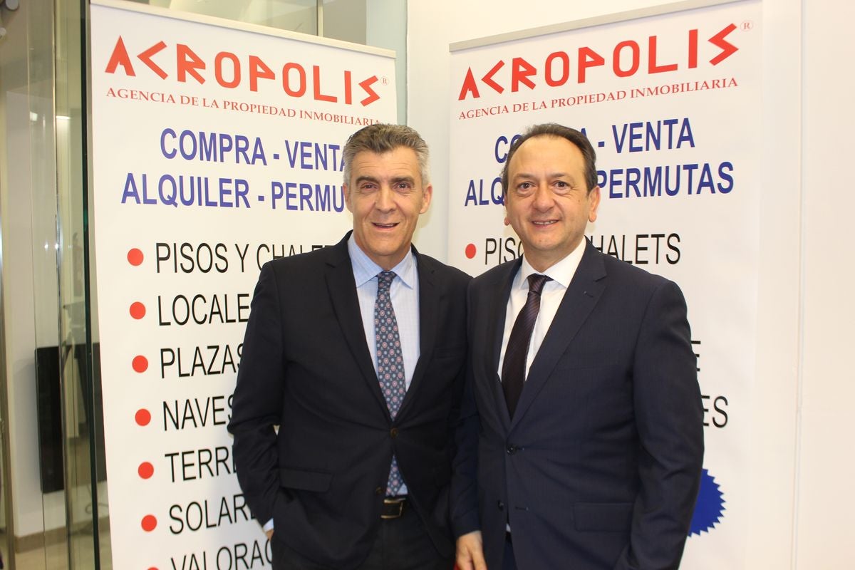 Inauguración de las nuevas instalaciones de la inmobiliaria Acrópolis