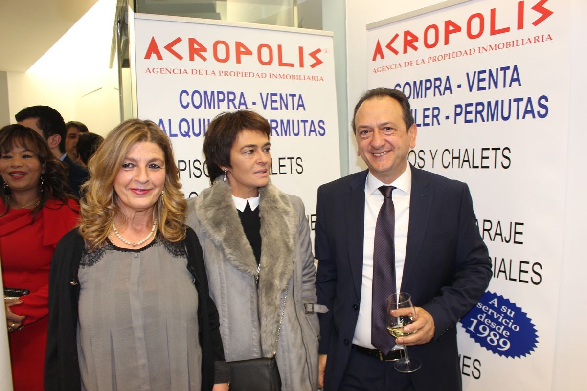 Inauguración de las nuevas instalaciones de la inmobiliaria Acrópolis