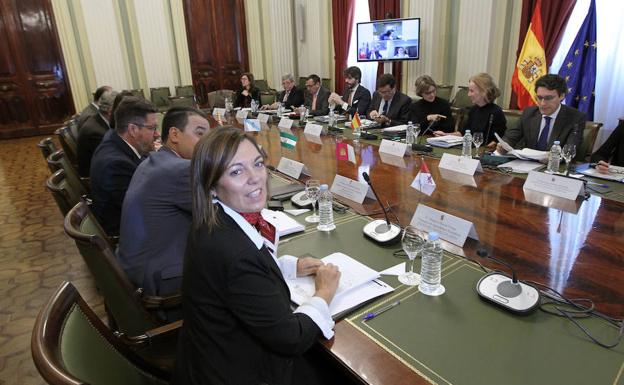 La consejera de Agricultura y Ganadería y portavoz de la Junta de Castilla y León, Milagros Marcos, asiste al Consejo Consultivo de Política Agrícola y a la Conferencia Sectorial de Agricultura y Desarrollo Rural.