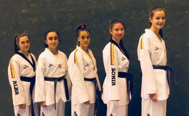 Representantes leonesas en el Campeonato de España.