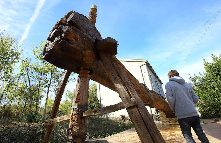 Restauración del viejo lagar y pendón de Cabañas Raras