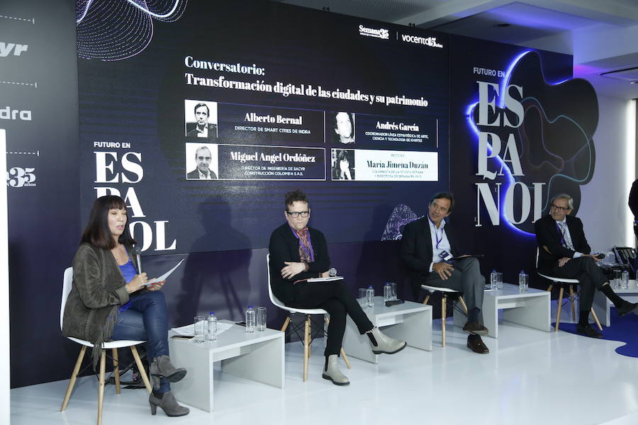 María Jimena Duzán, Andrés García La Rota, Alberto Bernal y Miguel Angel Ordóñez.