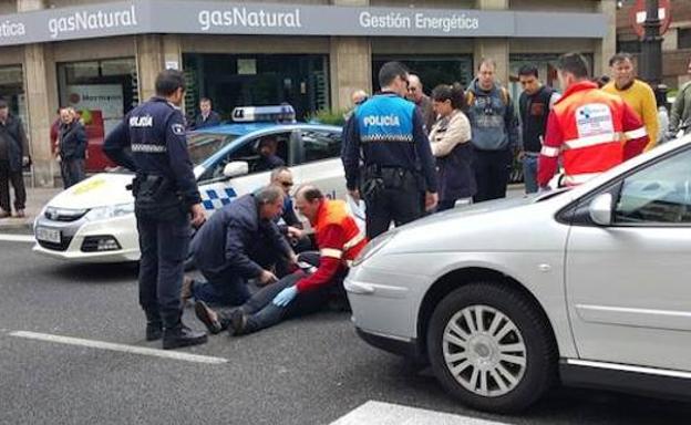 Atropello ocurrido en León capital. 