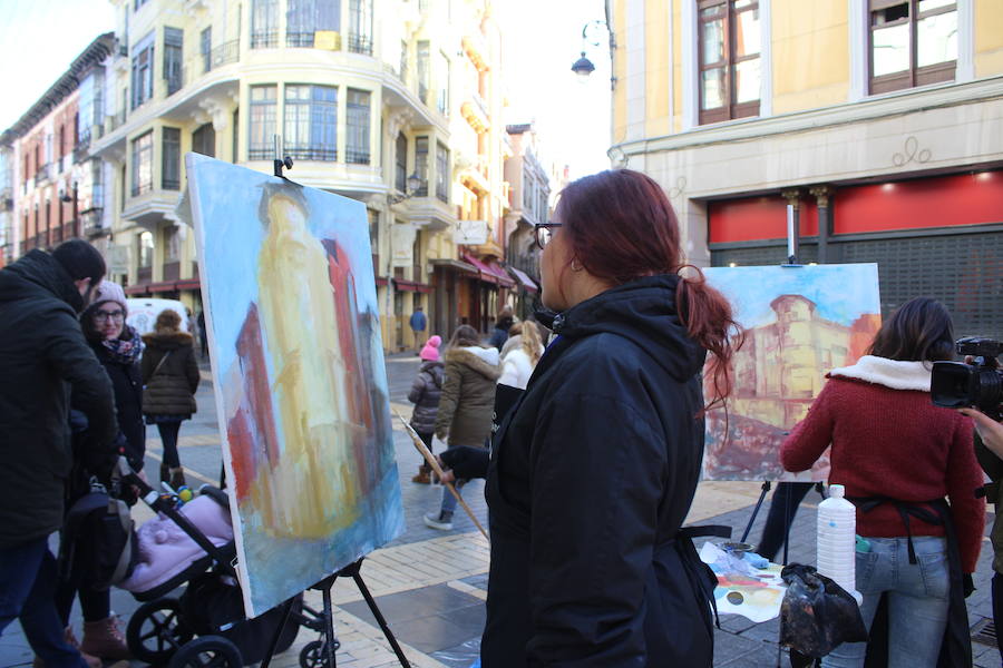 Concurso de pintura rápida en León