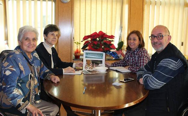 Reunión para organizar la lentejada. 