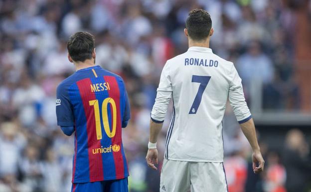 Lionel Messi y Cristiano Ronaldo.