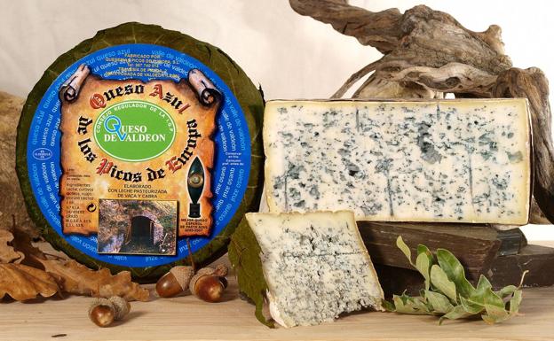 Imagen del queso azul de Valdeón.