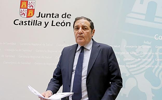 Sáenz Aguado, este lunes, durante su comparecencia.