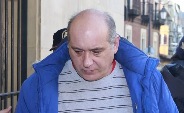 Carlos Heli, durante el juicio por el crimen de Roberto Larralde. 