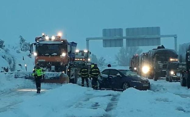 Situación de la AP-6 durante el fin de semana.