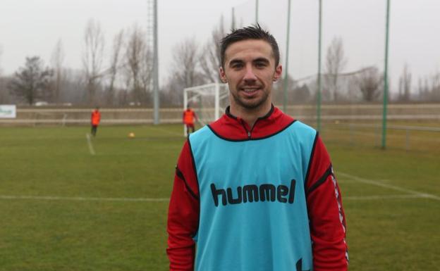 Sergio Marcos, en la primera sesión con la Cultural.