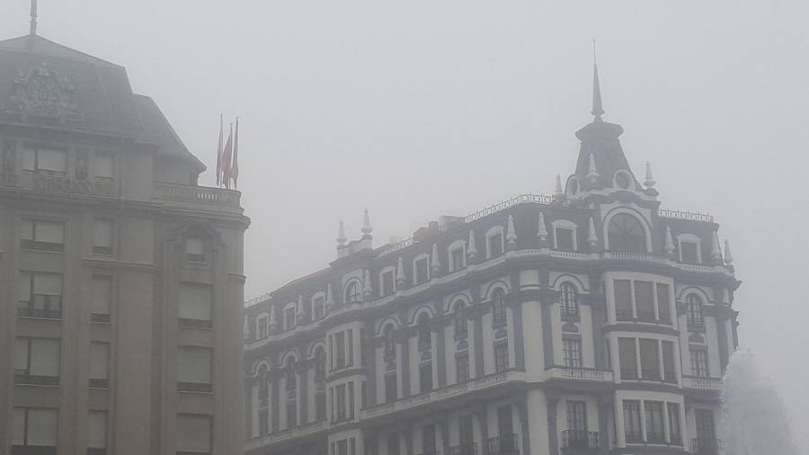 Las imágenes que la niebla deja en León