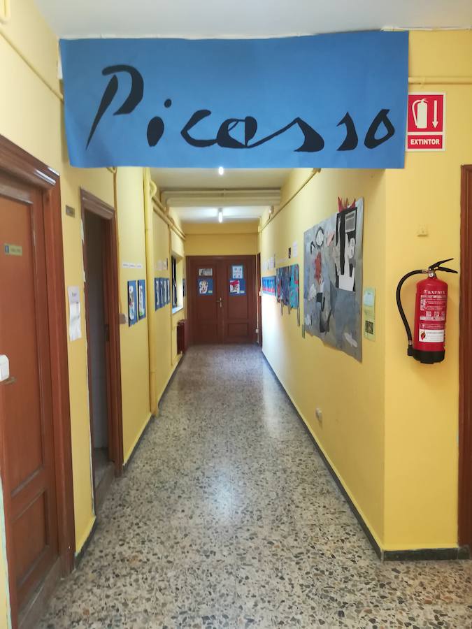 Picasso inunda el colegio Menéndez Pidal 