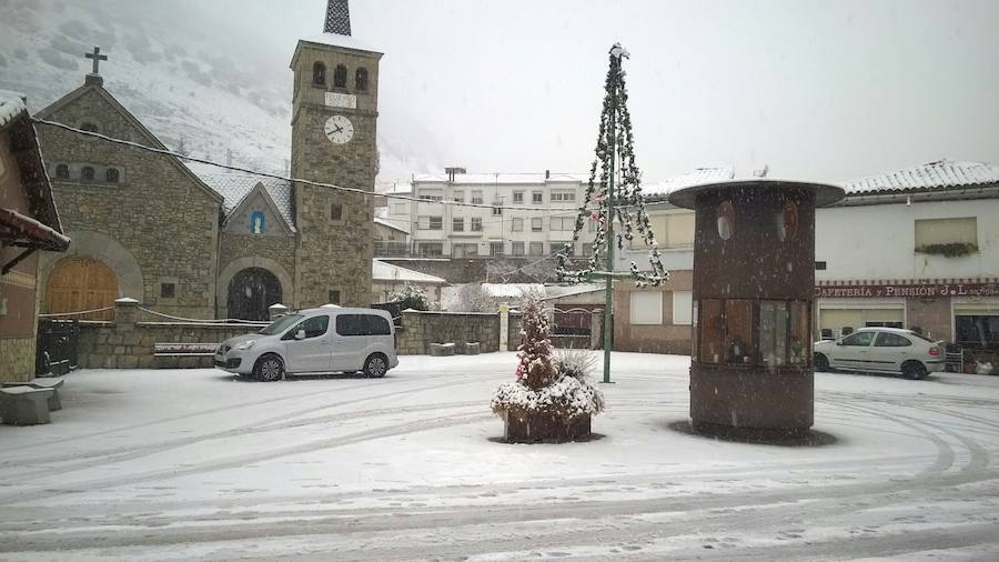 Nieva en la provincia