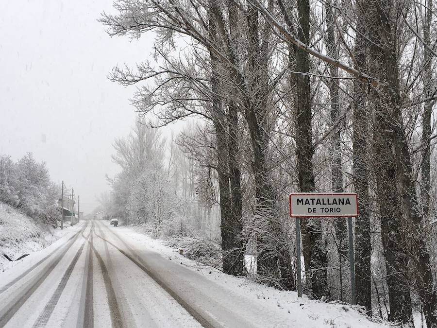 Nieva en la provincia