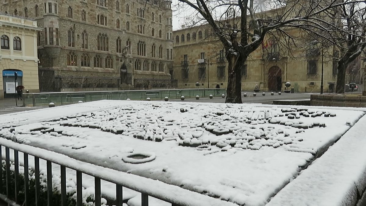 Las imágenes de la nieve en León capital