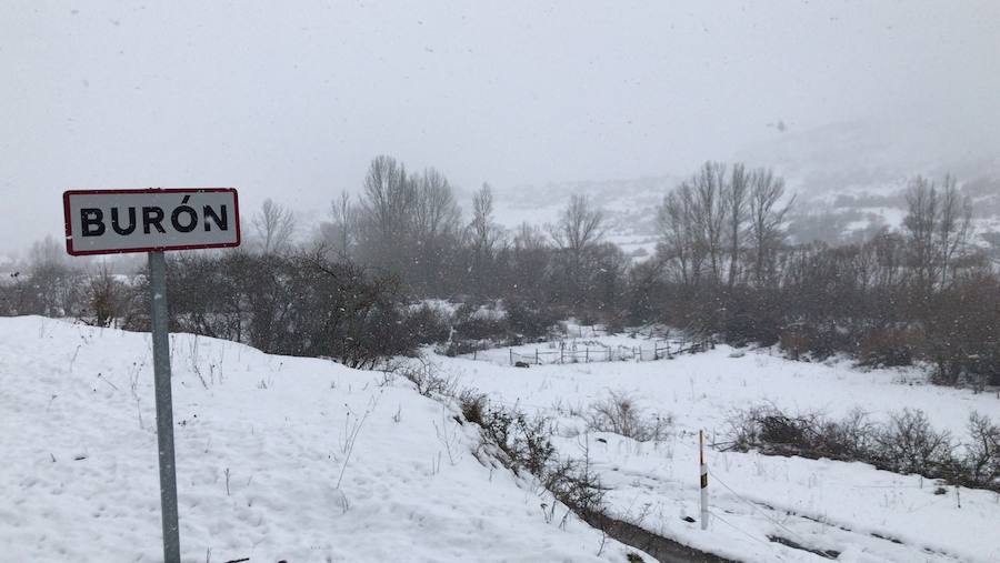 La nieve reina en la provincia