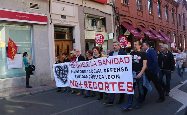 Las plataformas por la Sanidad Pública de León animan a participar en la manifestación de Valladolid