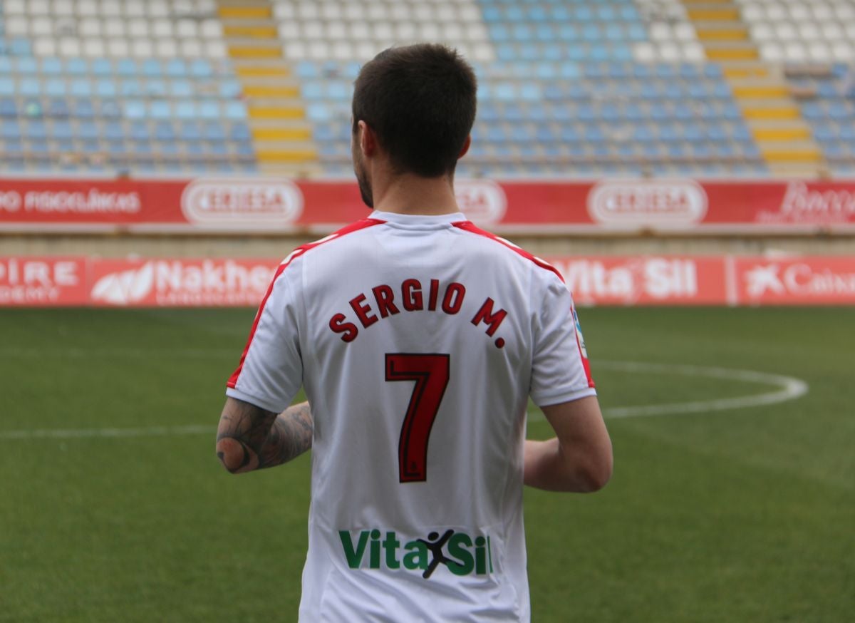 Sergio Marcos, presentado como jugador de la Cultural