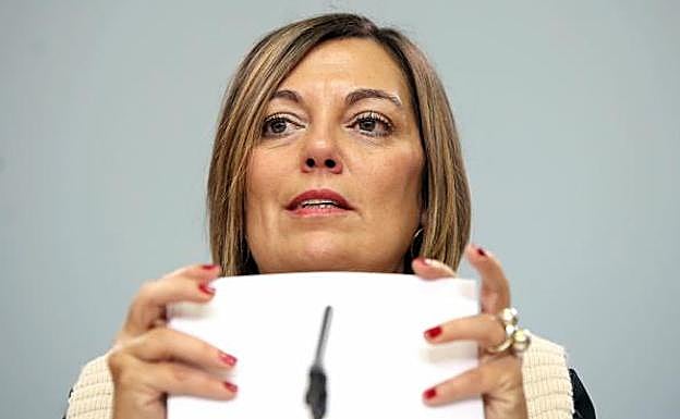 La consejera Milagros Marcos.