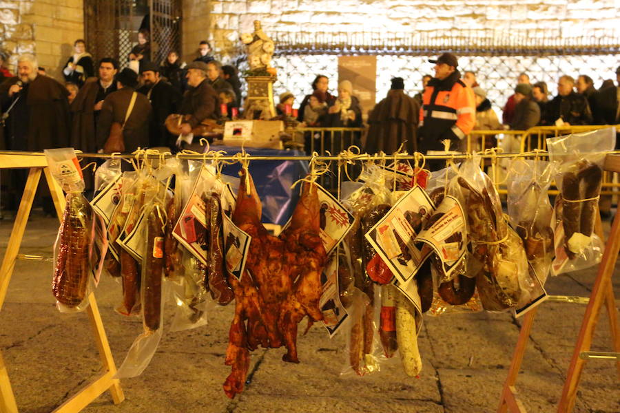 Tradicional hoguera de San Antón