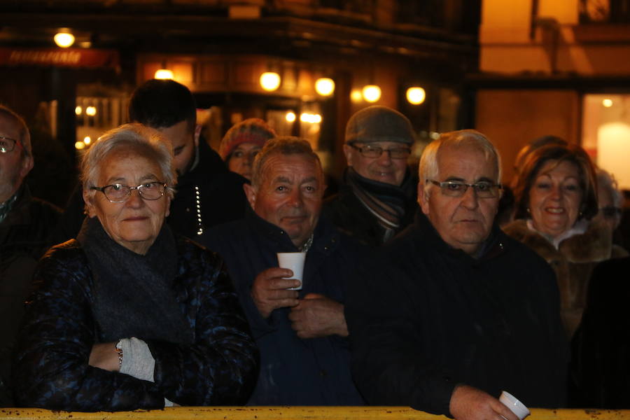 Tradicional hoguera de San Antón