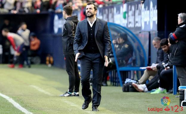 Diego Martínez, entrenador del Osasuna.