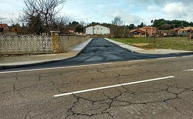 Obras de remodelación de las calles en el municipio de Cuadros.