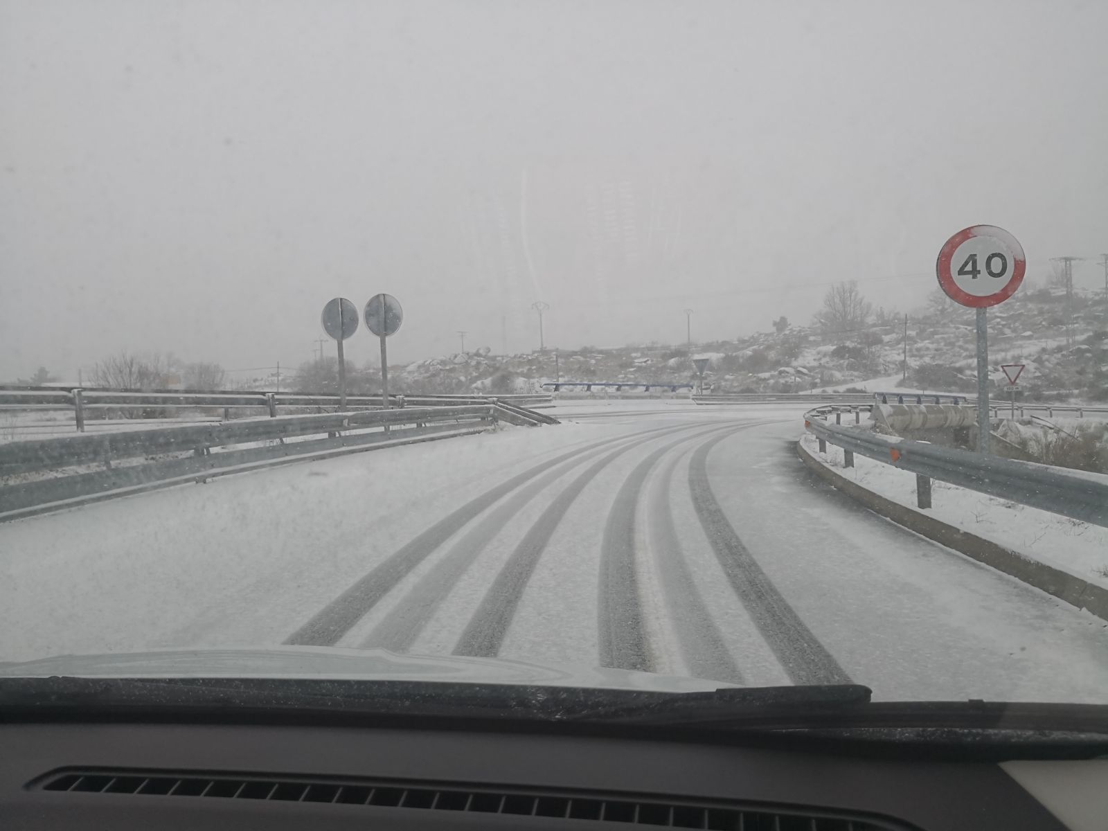 Nieve en Salamanca.