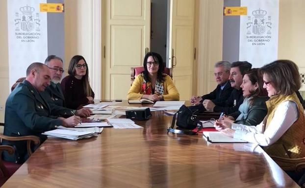 Reunión en la Subdelegación de Gobierno.