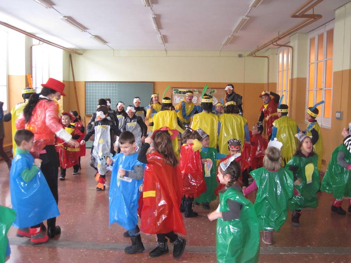 Los escolares de la provincia de Palencia disfrutan del carnaval