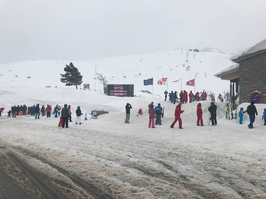 La nieve conquista San Isidro
