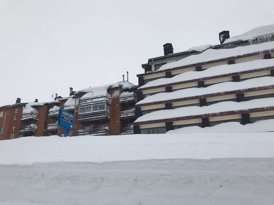 La nieve conquista San Isidro