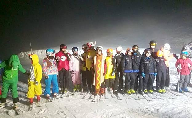 Descenso con antorchas de San Isidro.