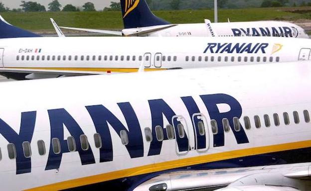 Flota de Ryanair.