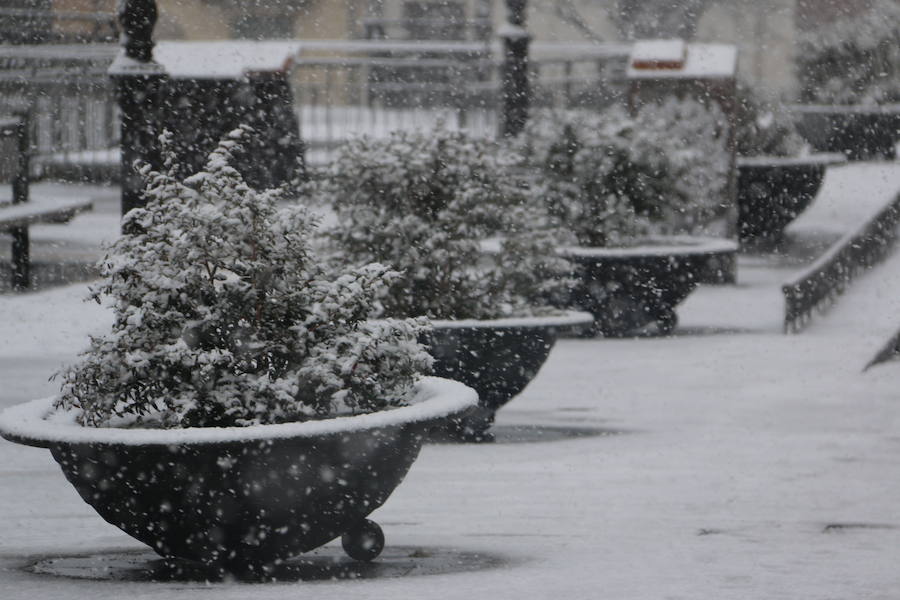 La nieve aterriza en León