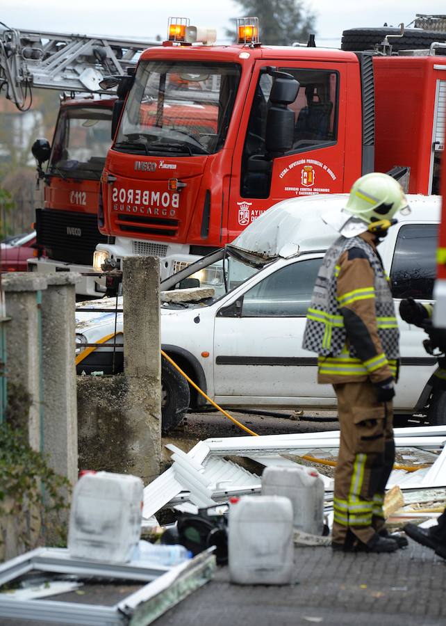 Explosión con cuatro heridos en una vivienda de Villasana de Mena