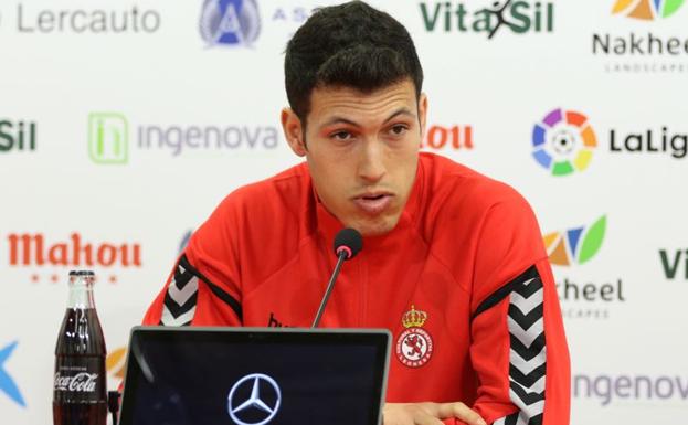 Unai Albizua, en sala de prensa.