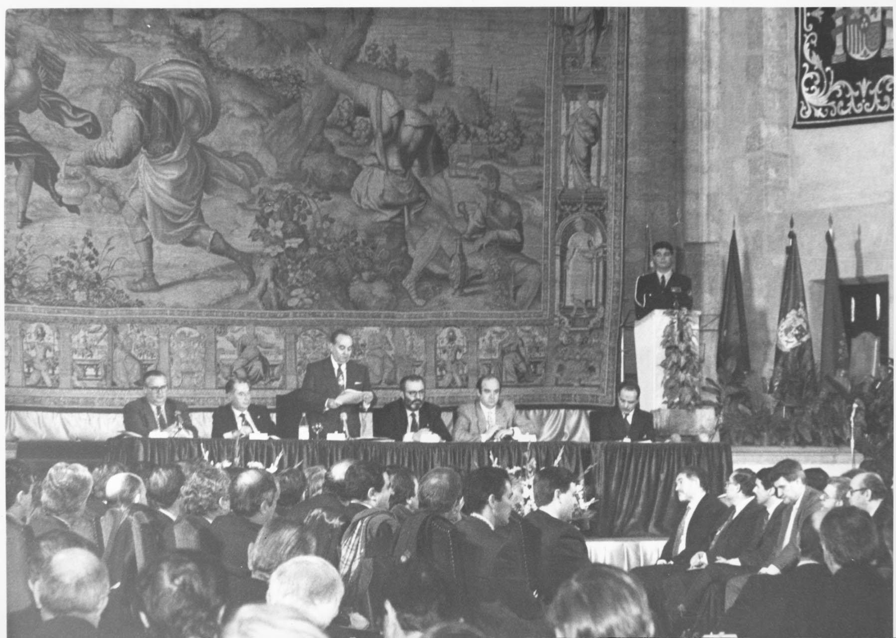 1993. La iglesia de San Pablo de Valladolid acogió el X aniversario del Estatuto de Autonomía. 