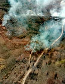 Imagen secundaria 2 - Robledo de las Traviesas sufre el primer incendio forestal de 2018 en la provincia de León