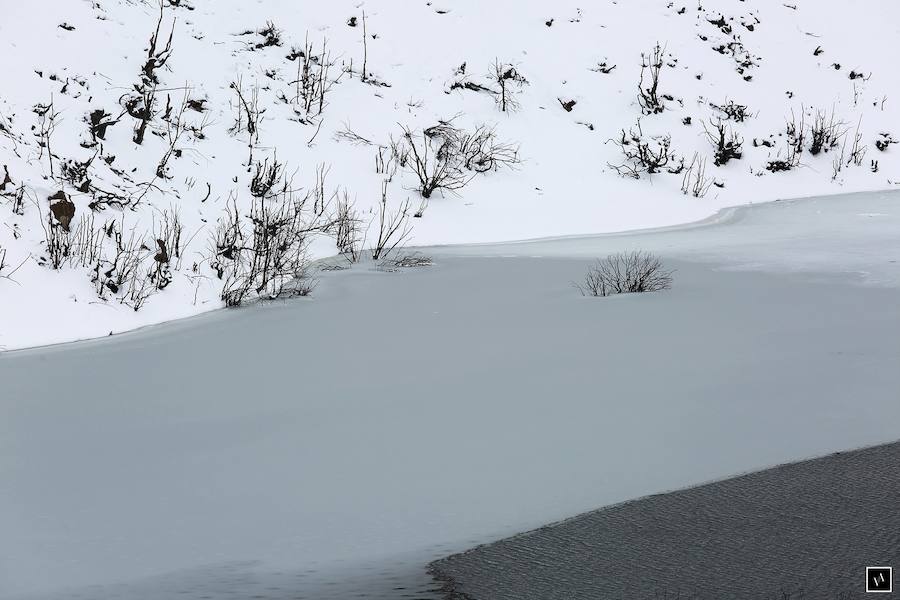 Fotos: La Nieve rodea al pantano de Riaño