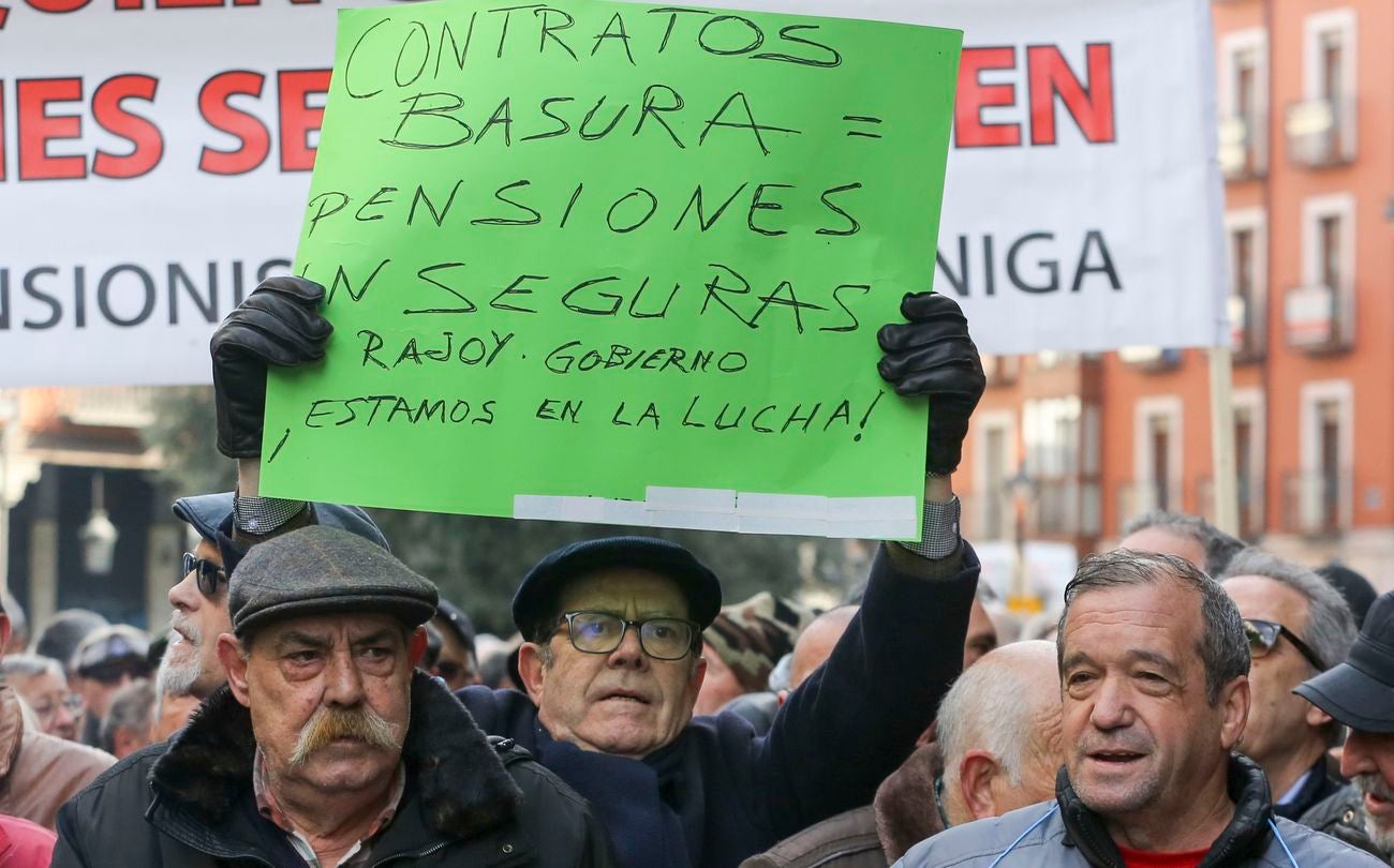 Fotos: Las imágenes de la concentración por las pensiones