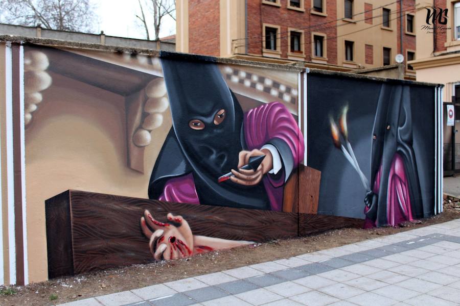 Fotos: Así queda el mural de la pasión