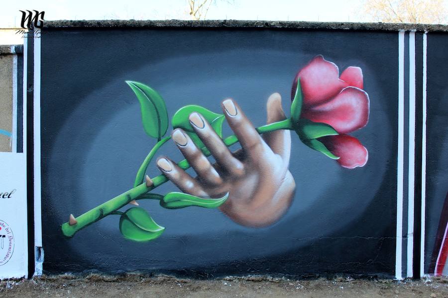 Fotos: Así queda el mural de la pasión